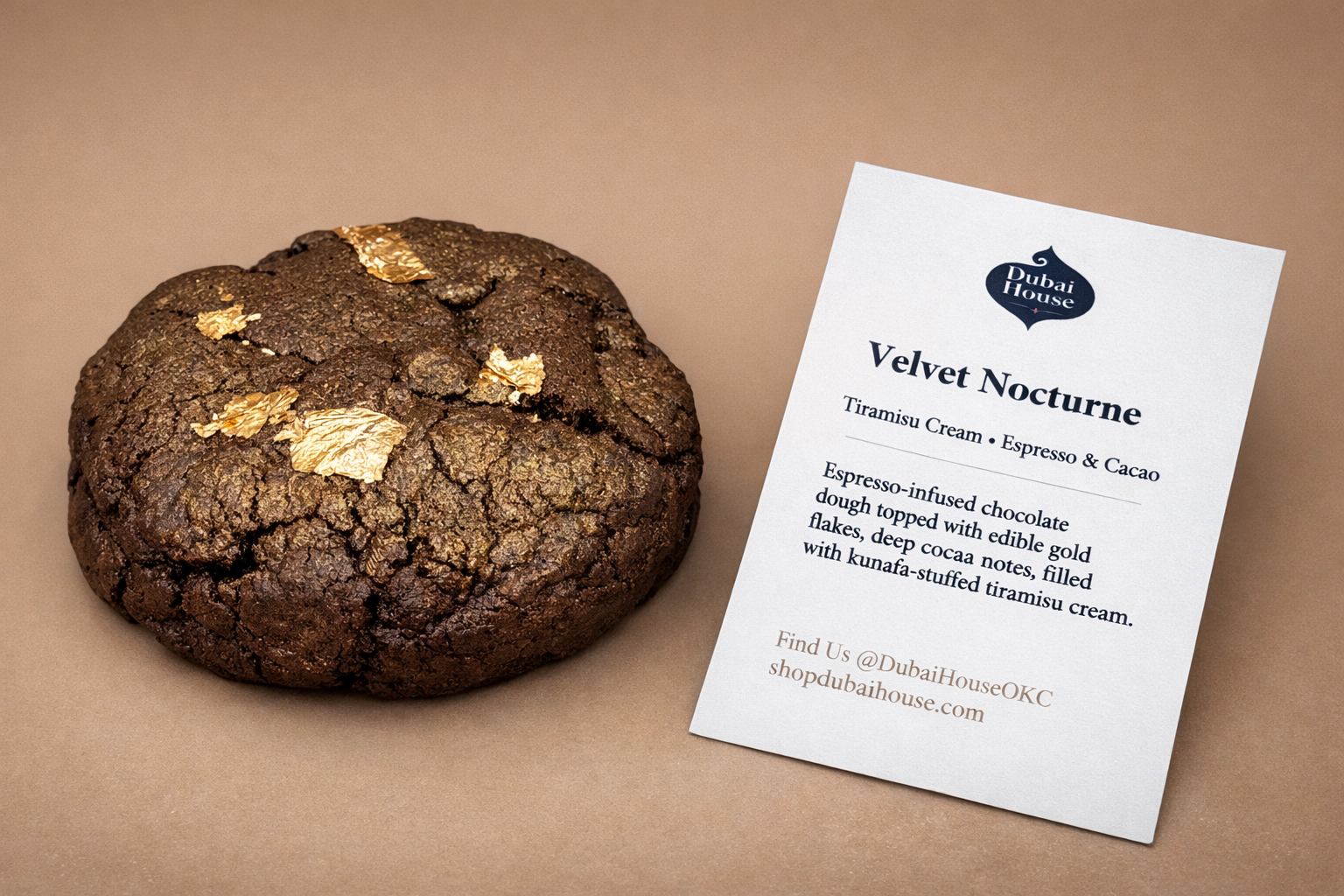 Velvet Nocturne — Tiramisu Cream • Espresso & Cacao (Stuffed Kunafa)