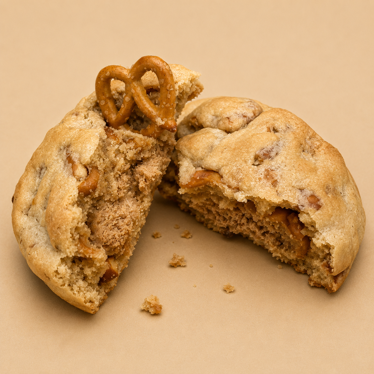Golden Twist — Pretzel & Caramel (Stuffed)