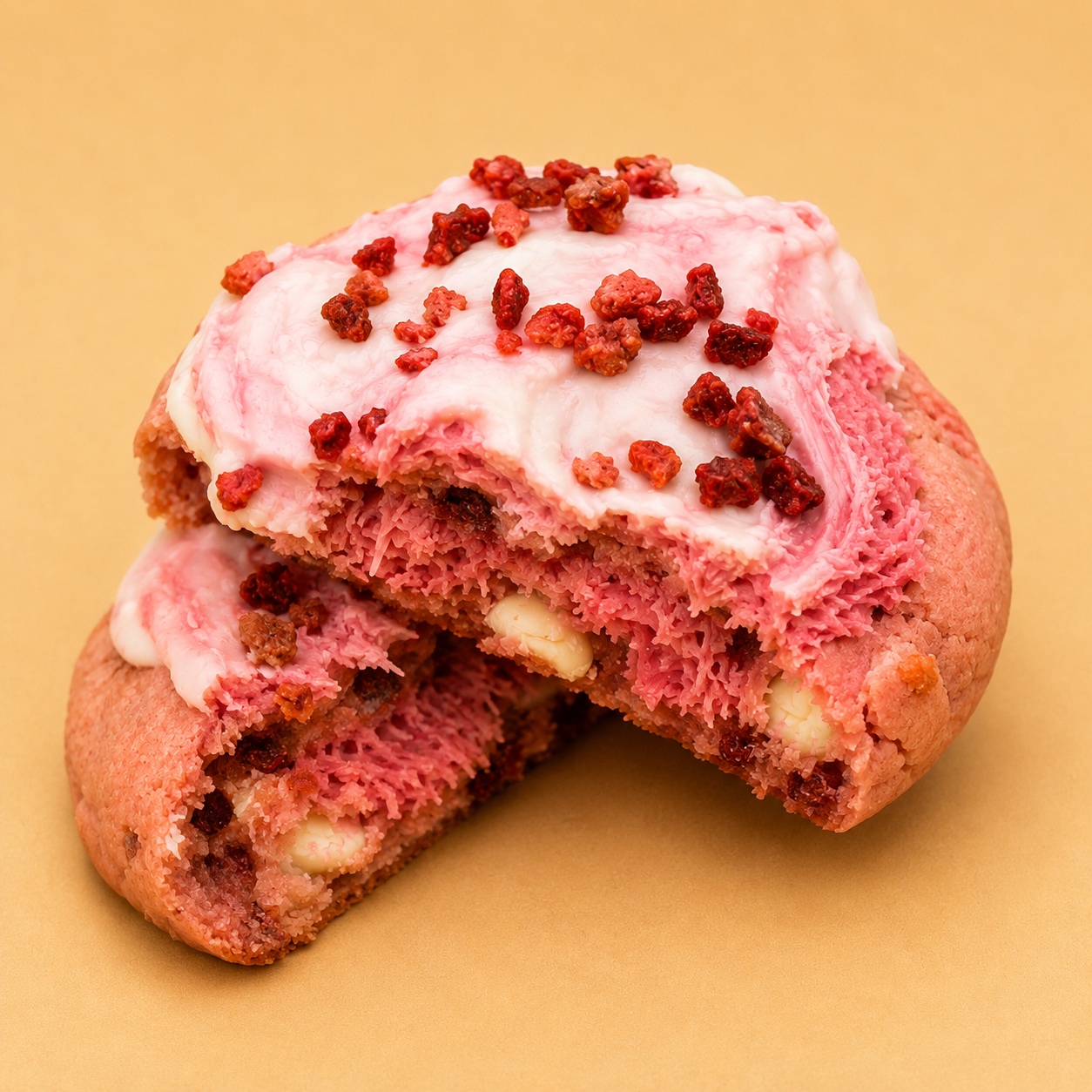 Desert Rose — Strawberry Cream · Vanilla & White Chocolate Kunafa  ( Stuffed )