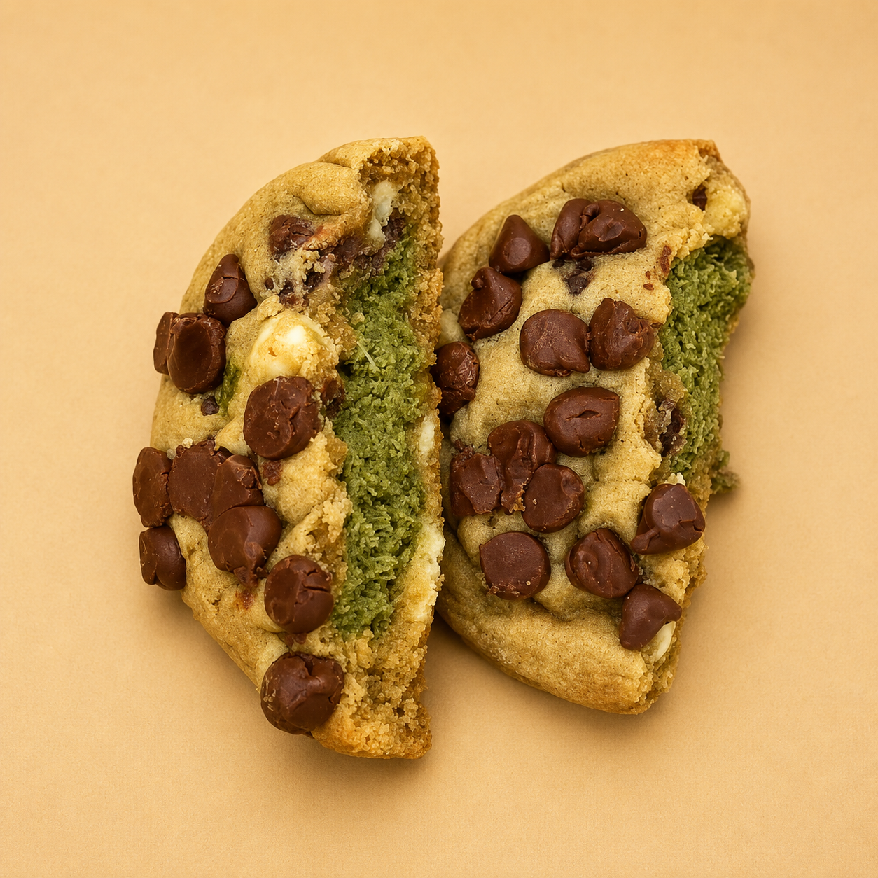 Golden Mirage — Chocolate Chip • Pistachio & Kunafa (Stuffed)