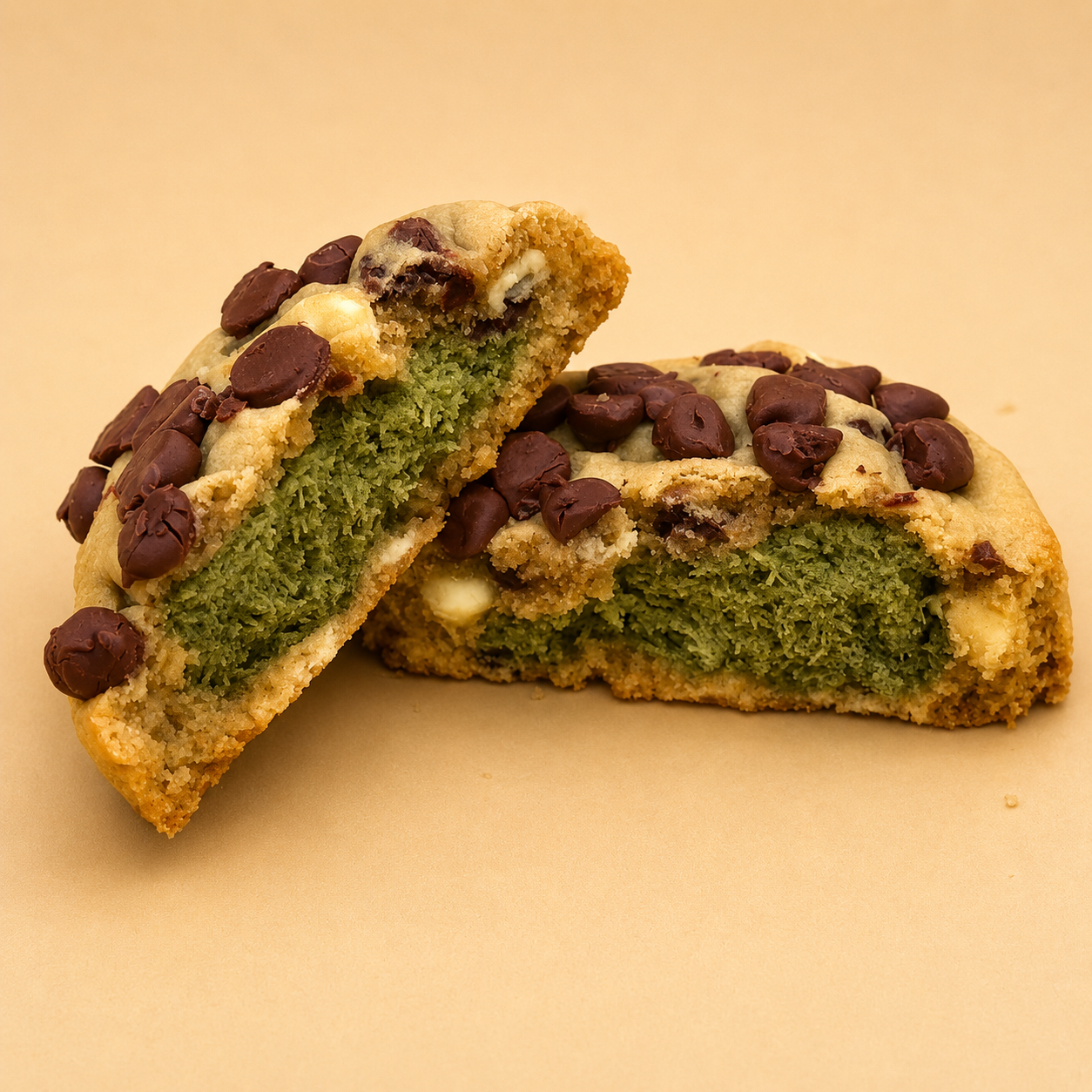 Golden Mirage — Chocolate Chip • Pistachio & Kunafa (Stuffed)
