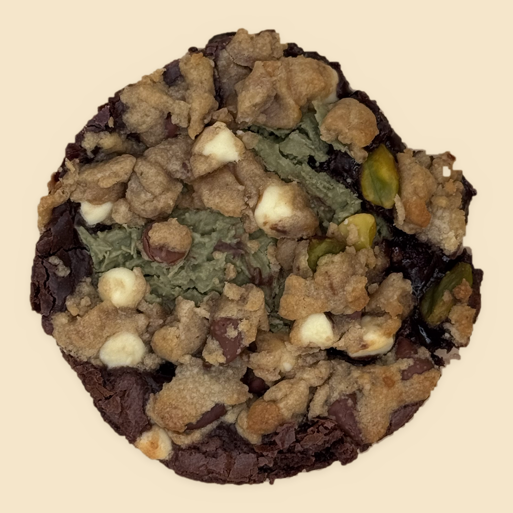 Golden Alchemy — Brookie · Pistachio Kunafa (Stuffed)