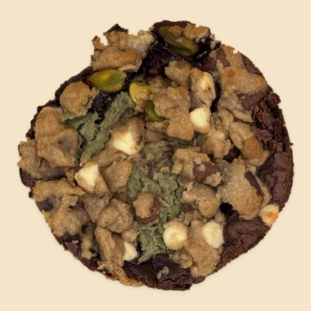 Golden Alchemy — Brookie · Pistachio Kunafa (Stuffed)