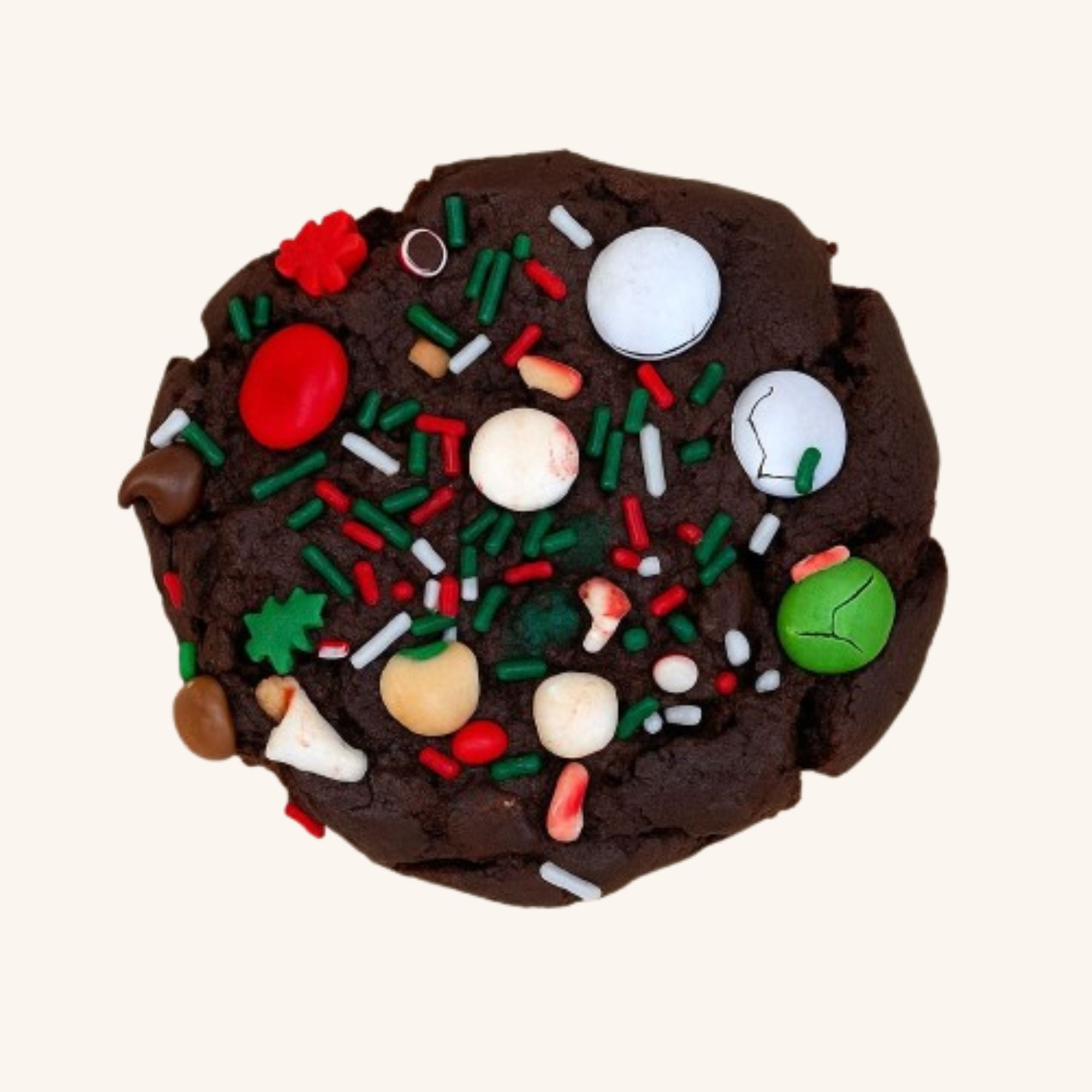 Winter Royale (LIMITED TIME ONLY) — Dark Chocolate • Mint • Festive Sprinkles (Stuffed)