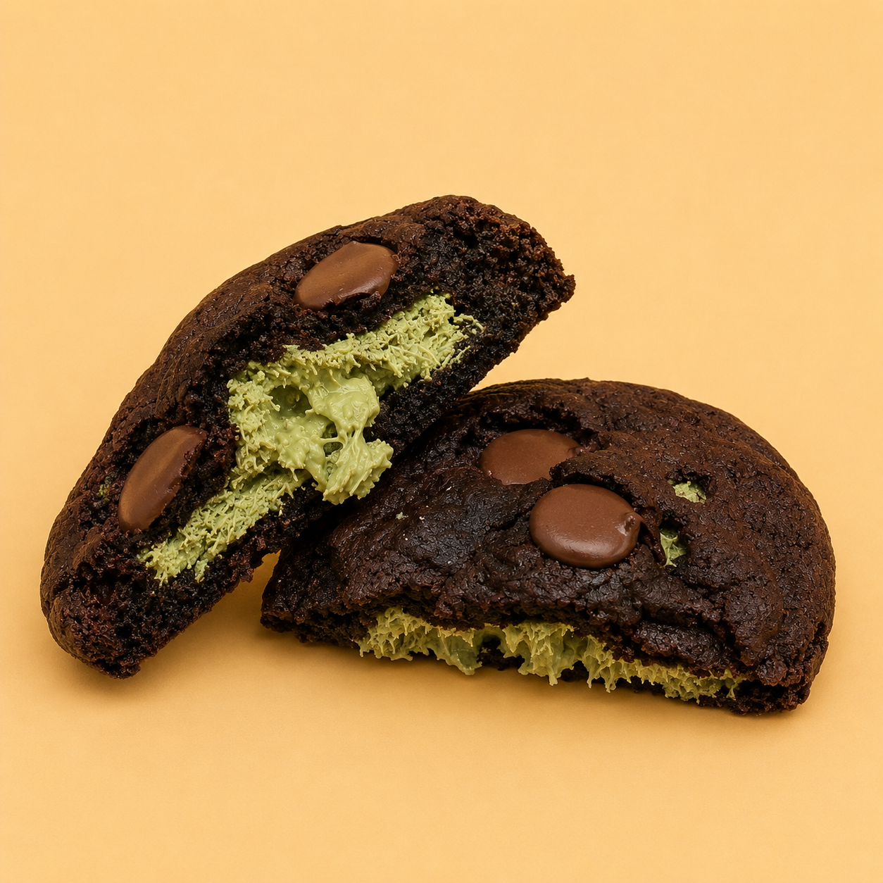 Arabian Noir — Double Chocolate  Pistachio & Kunafa (Stuffed)