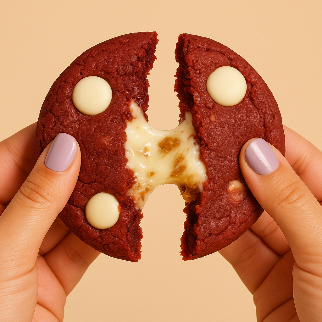 Velvet Gold — Red Velvet • White Chocolate & Kunafa (Stuffed)